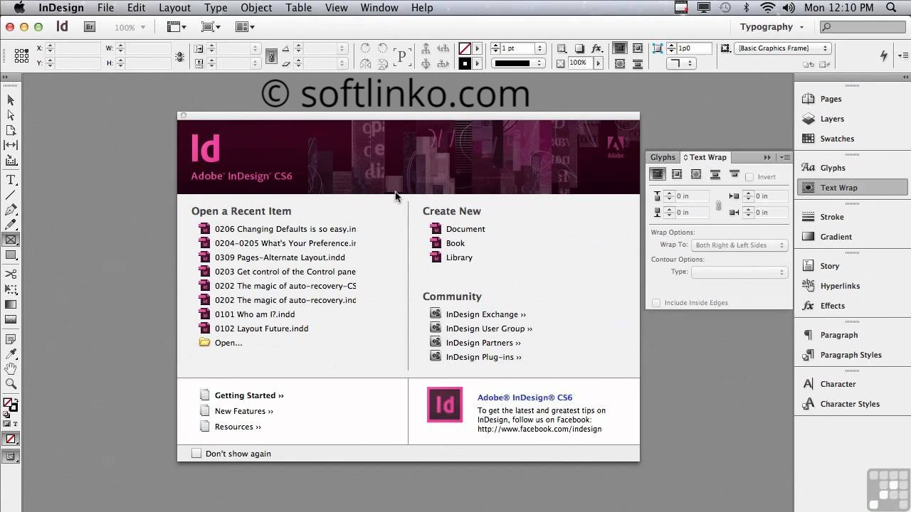 Adobe Indesign Software